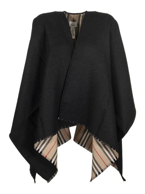 burberry black cape with hood|Burberry capes for women.